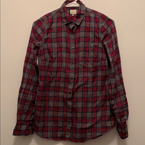 J. Crew Tops - J Crew Button Front Top XXS NWT